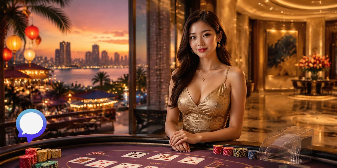 Khung cảnh baccarat về đêm tại Đà Nẵng